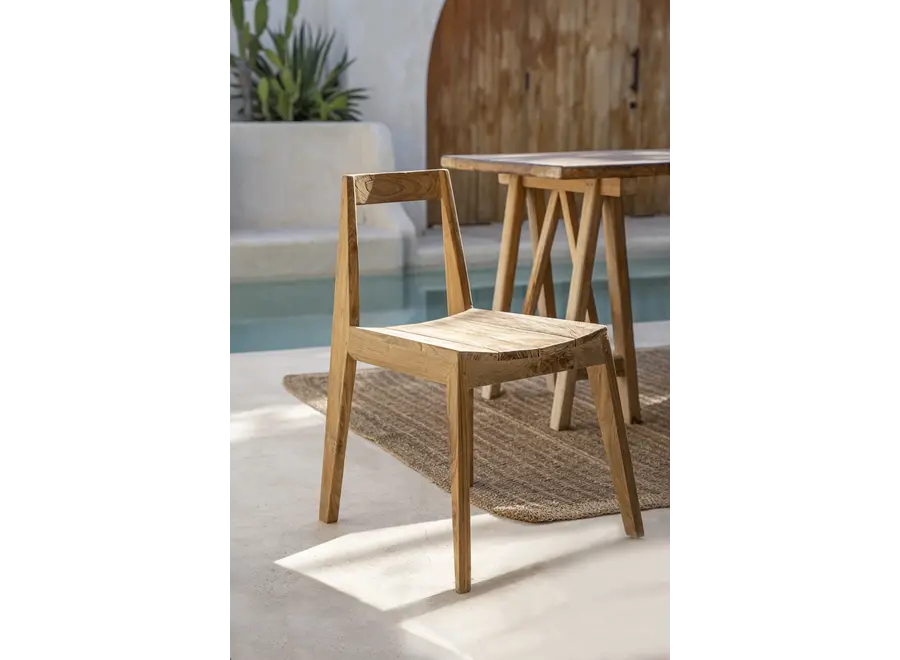 Potes Elegance Chair - Stuhl aus wiederverwertetem Teakholz