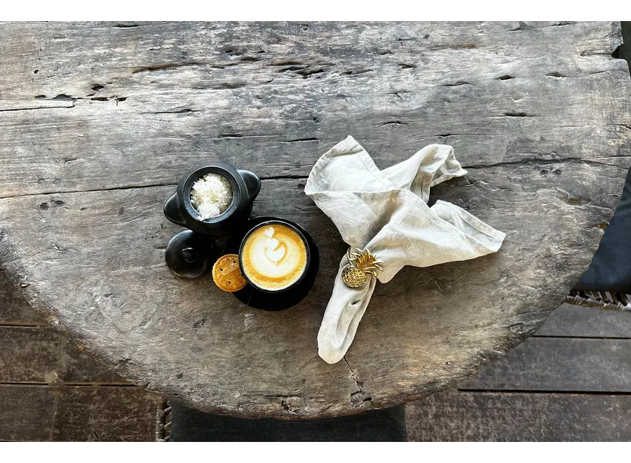 Calpe Luxe Messing Ananas - Serviettenring