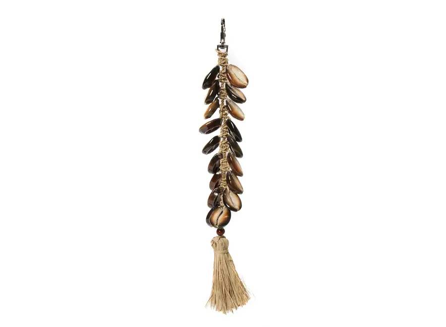 Cala Comte Küsten-Charme - Muschelverzierter Schlüsselanhänger