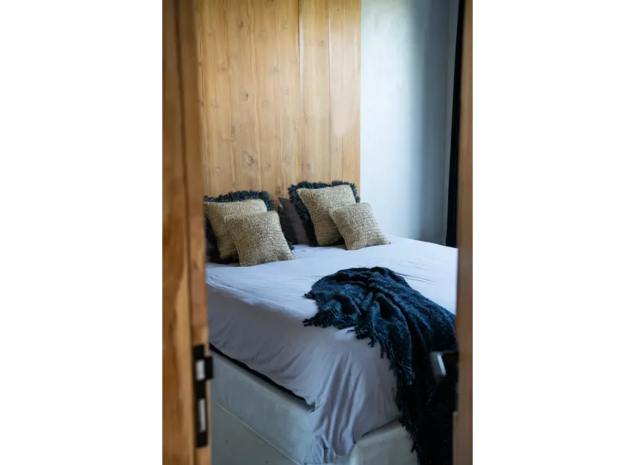 Mallorca Boho Kissen - Raffia Kissen