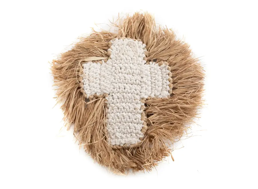 Ayamonte Muschelmosaikkreuz - Küstendekoration