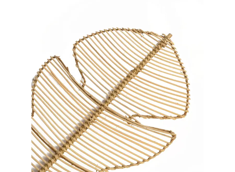 Zahara de la Sierra Leaf Display – Rattan-Dekostück