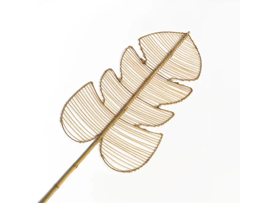 Zahara de la Sierra Leaf Display – Rattan-Dekostück