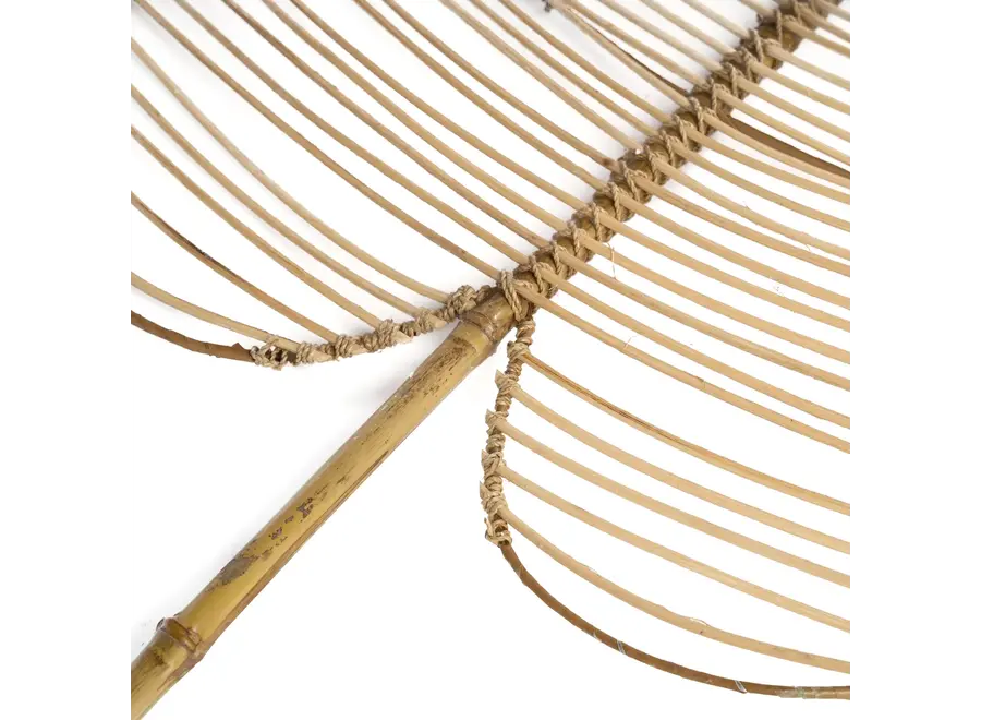 Zahara de la Sierra Leaf Display – Rattan-Dekostück