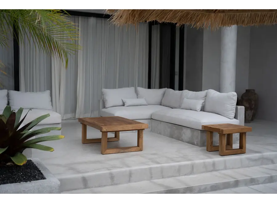 Aranjuez Couchtisch - wiederverwertetes Teakholz