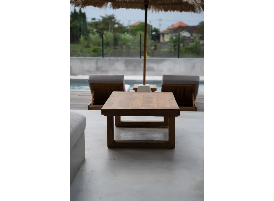 Aranjuez Couchtisch - wiederverwertetes Teakholz
