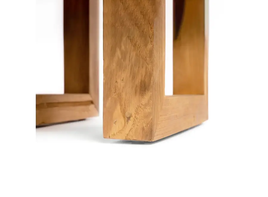 San Roque Beistelltisch - wiederverwertetes Teakholz