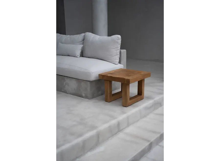 San Roque Beistelltisch - wiederverwertetes Teakholz