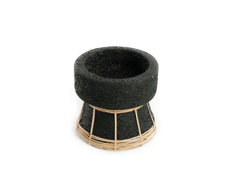 Sants Kerzenhalter - Strukturierte Terrakotta-Kerzenhalter