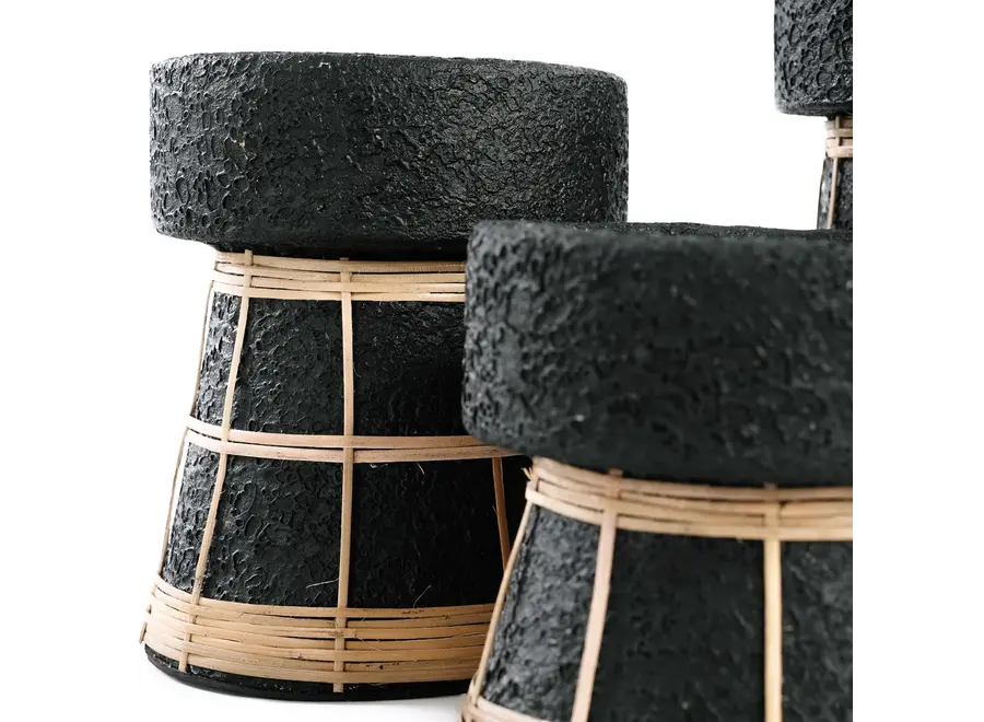 Sants Kerzenhalter - Strukturierte Terrakotta-Kerzenhalter