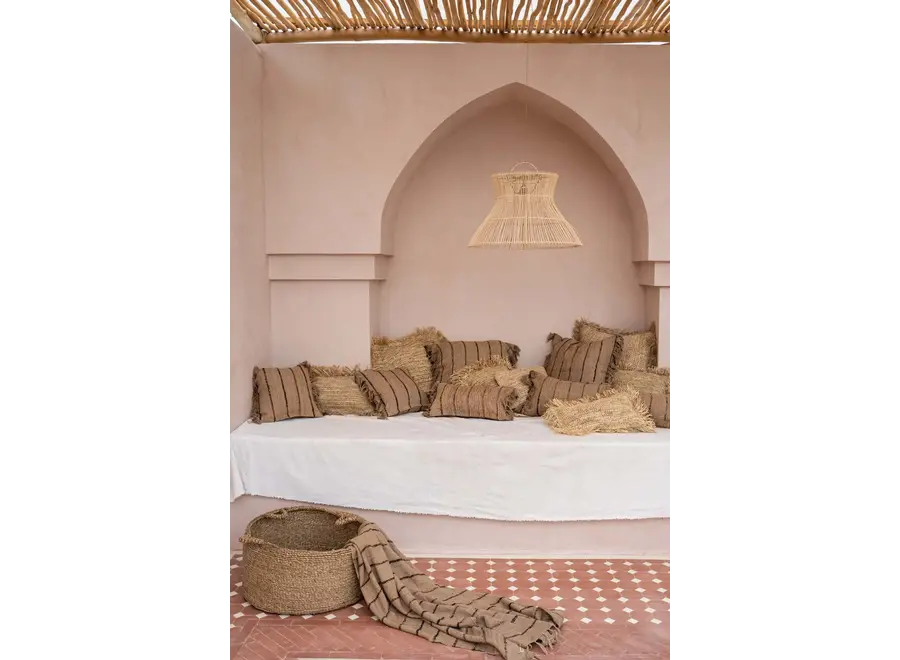 Mijas Luxe Baumwollüberwurf - handgewebte Decke