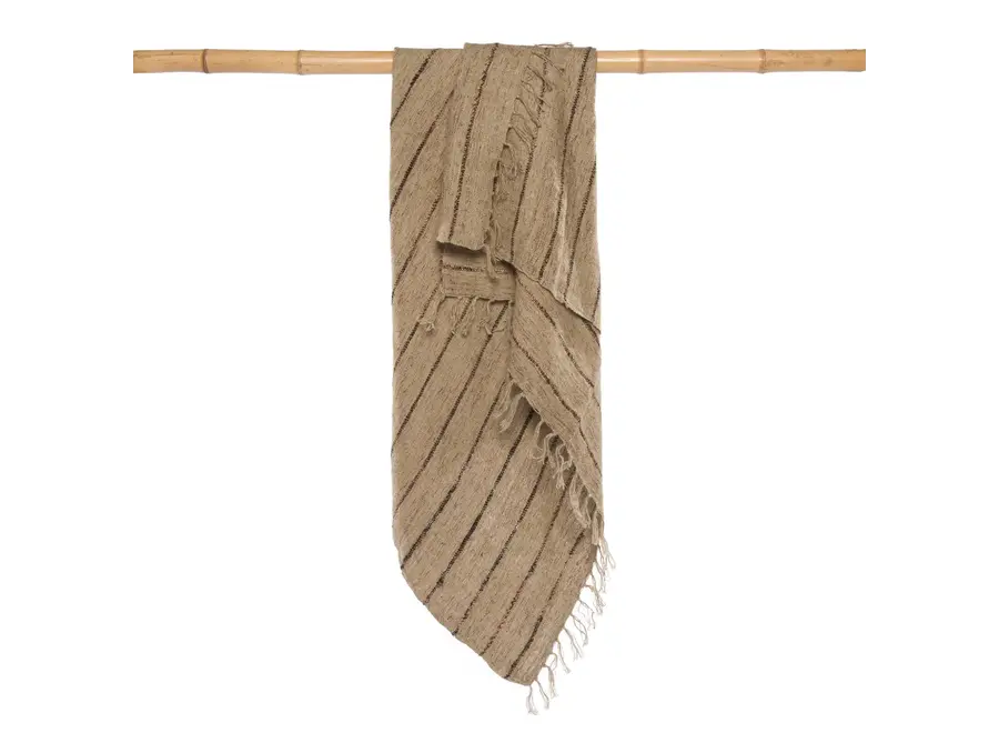 Mijas Luxe Baumwollüberwurf - handgewebte Decke