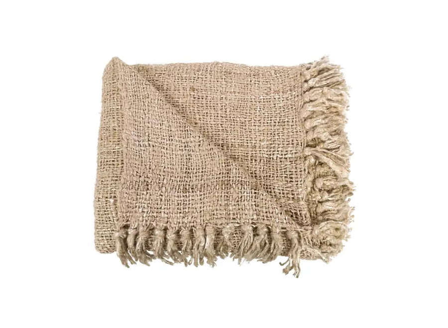 Vielha Luxus-Plaid – handgewebtes Baumwoll-Plaid