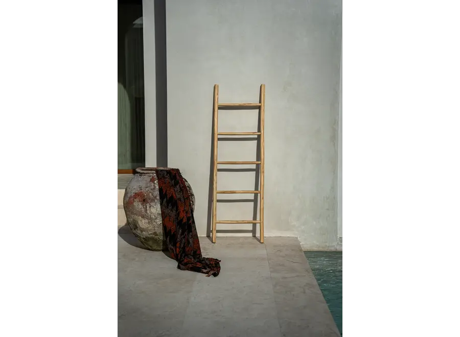 Cazorla Plaid in Seidenoptik - Handgewebte Baumwolldecke