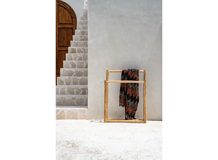 Cazorla Plaid in Seidenoptik - Handgewebte Baumwolldecke