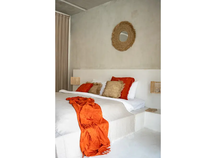 Frigiliana Luxus-Plaid - Handgewebtes Samt-Plaid