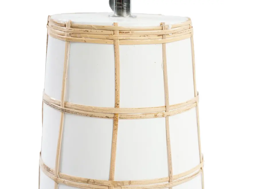 Vejer Grass Lamp - Tischlampe aus Terrakotta und Rattan