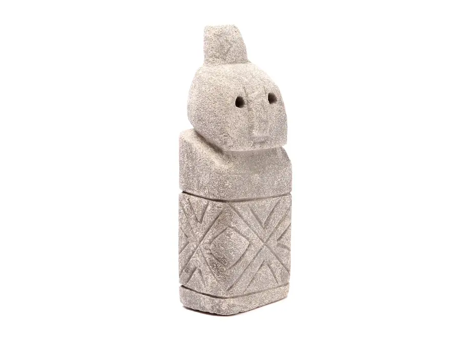 Heilendes Idol von Fuerteventura – Sandsteinskulptur