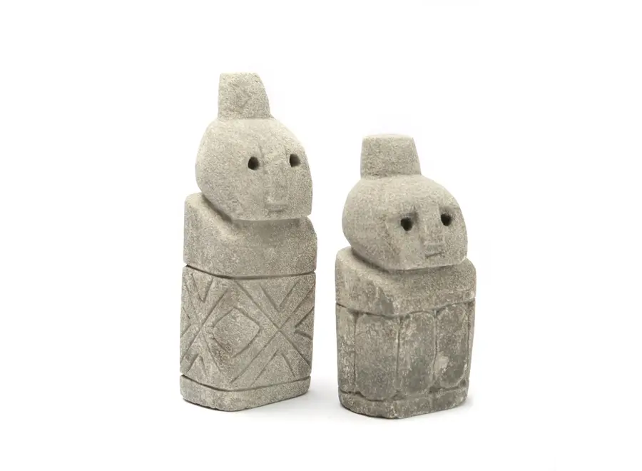 Heilendes Idol von Fuerteventura – Sandsteinskulptur
