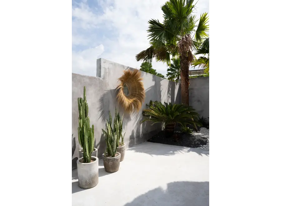 Cabo de Gata Drama Mirror - Spiegel aus getrocknetem Gras