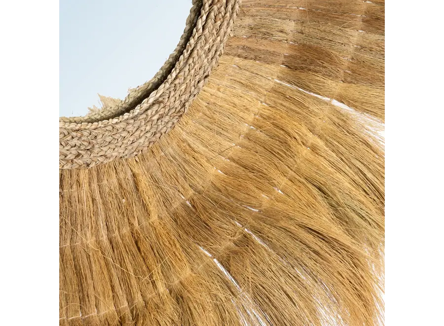 Cabo de Gata Drama Mirror - Spiegel aus getrocknetem Gras