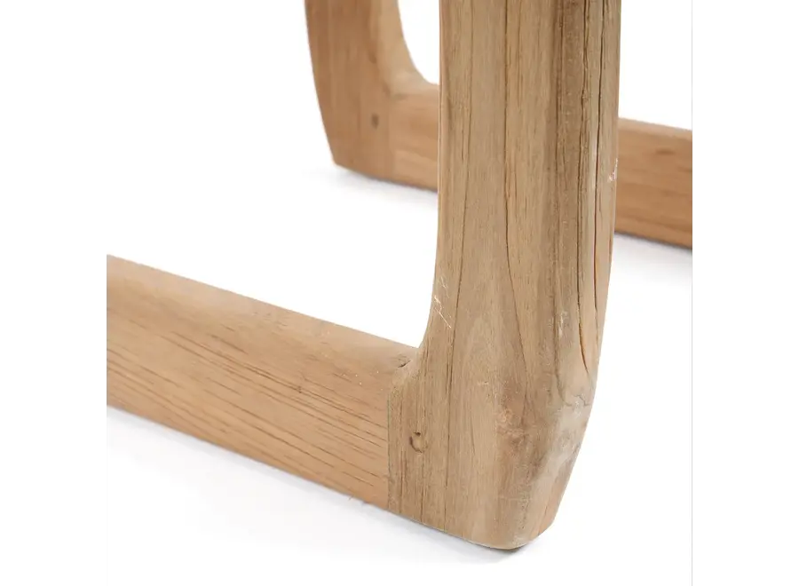 Symi Teak Hocker - Hocker aus wiederverwertetem Teakholz