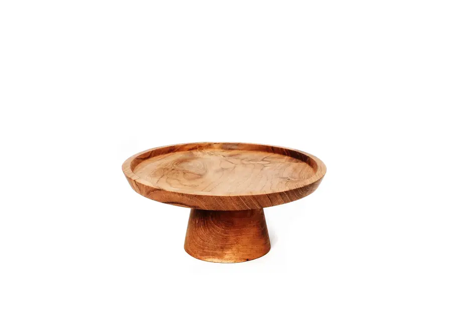 Frigiliana Süßwarenteller - Kuchenteller aus Teakholz