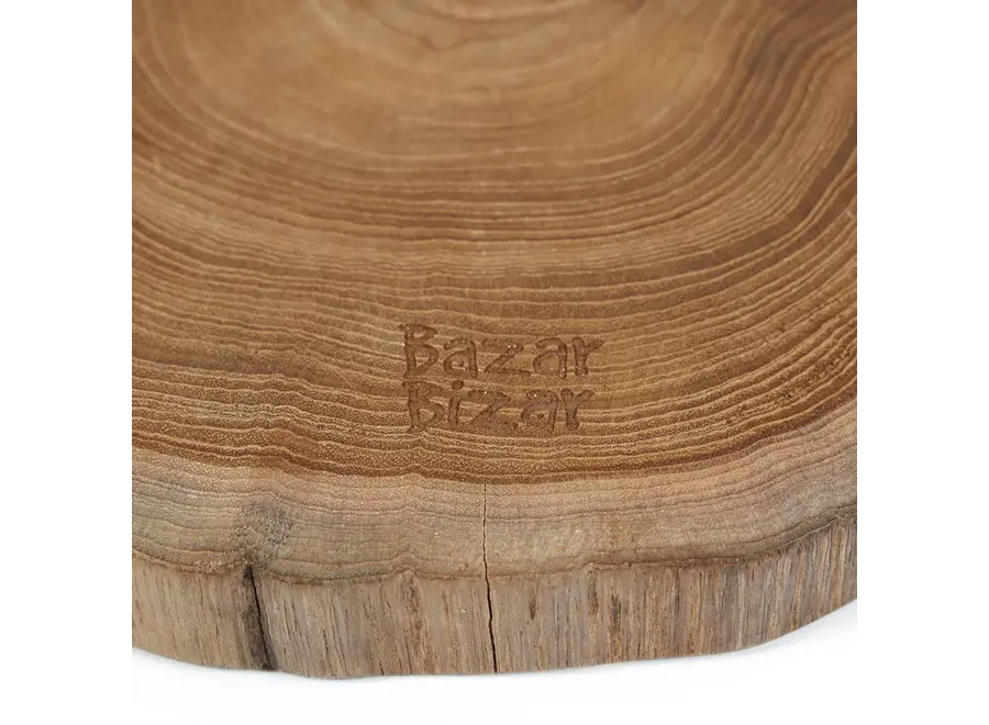 Taj Mahal Elegance Platte - Teakwurzelplatte