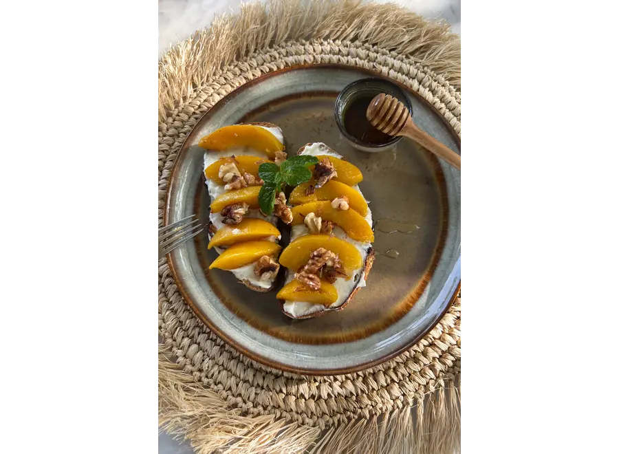 Ronda Deluxe Honiglöffel - Honigroller aus Teakholzwurzel