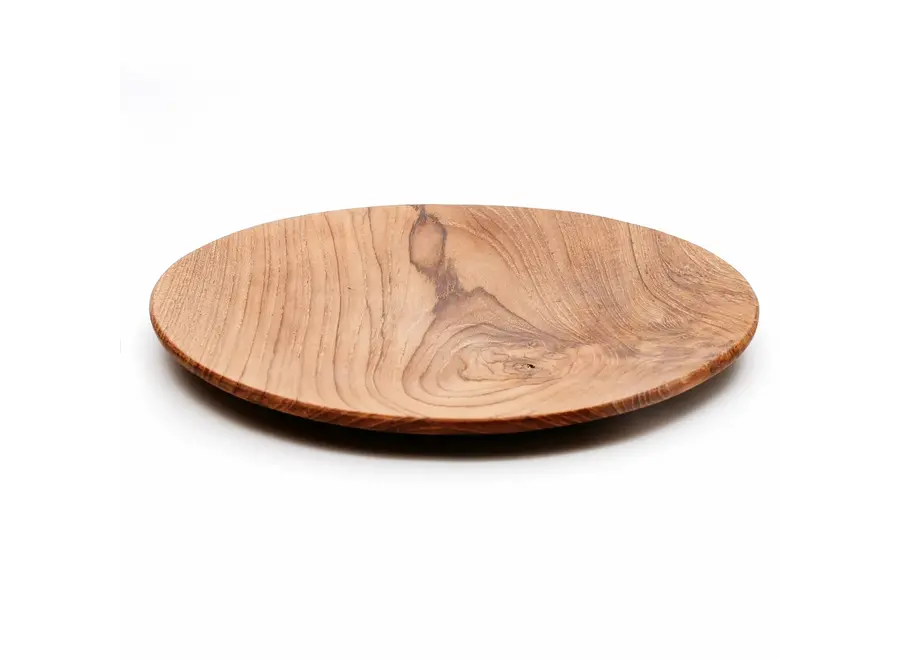 Cazorla Wood Charm Plate - Servierplatte aus Teakholz
