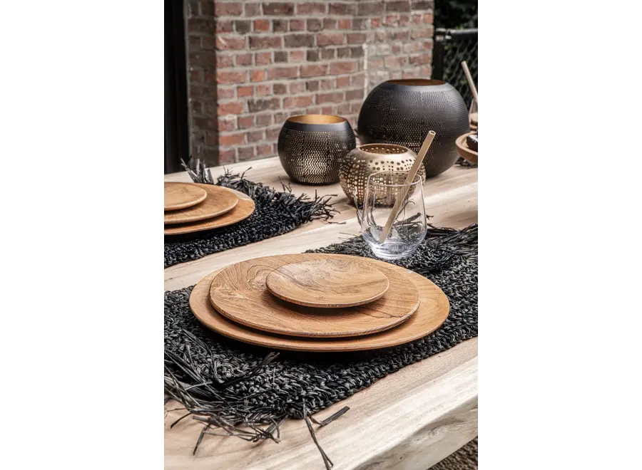Albufera Versatile Teak - Servierplatte aus Holz