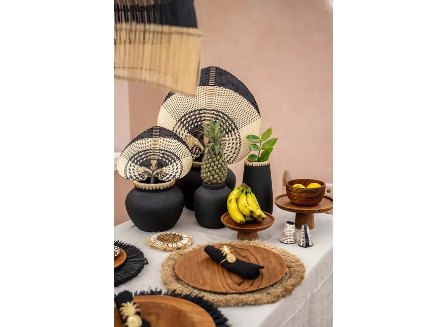 Calpe Charm Servierplatte - Platte aus Teakholz