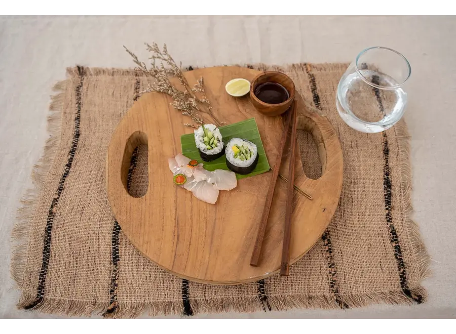 Ronda Rustikale Salzschale - Salzbecher aus Teakwurzel