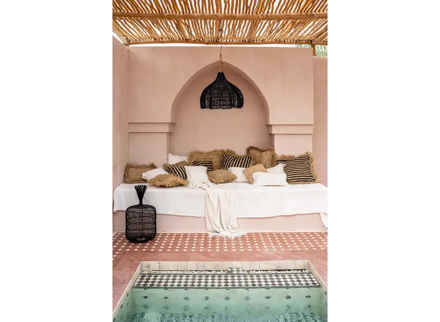 Zahara de la Sierra Boho-Pendelleuchte – Rattan-Pendelleuchte