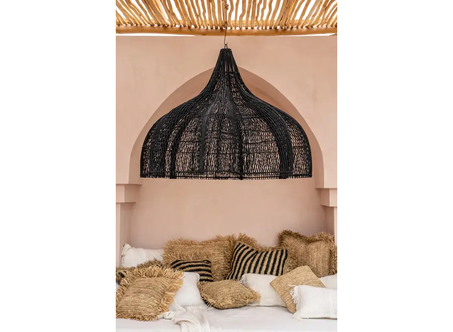 Zahara de la Sierra Boho-Pendelleuchte – Rattan-Pendelleuchte