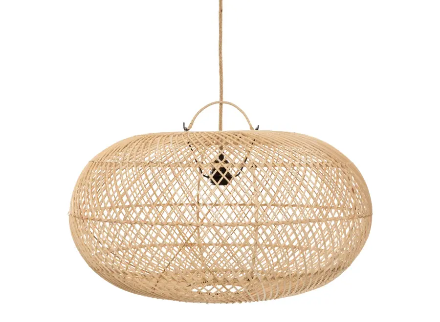 Aranjuez Rattan Radiance Pendelleuchte - Rattan Kugelleuchte
