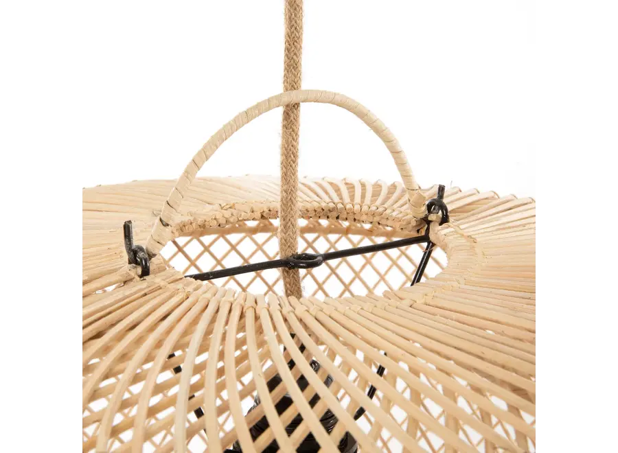 Aranjuez Rattan Radiance Pendelleuchte - Rattan Kugelleuchte