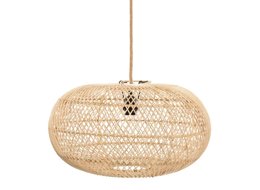 Aranjuez Rattan Radiance Pendelleuchte - Rattan Kugelleuchte