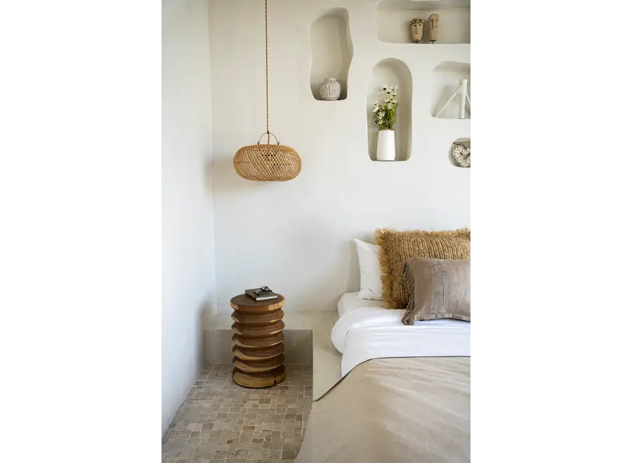 Aranjuez Rattan Radiance Pendelleuchte - Rattan Kugelleuchte