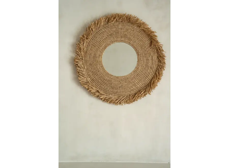 Ronda Raffia-Spiegel - Raffia-Spiegel