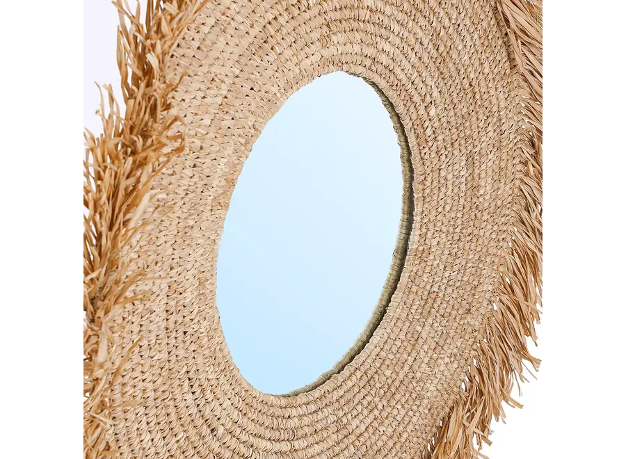 Ronda Raffia-Spiegel - Raffia-Spiegel