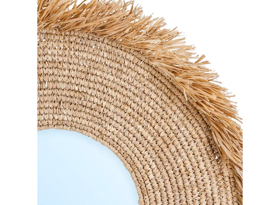 Ronda Raffia-Spiegel - Raffia-Spiegel