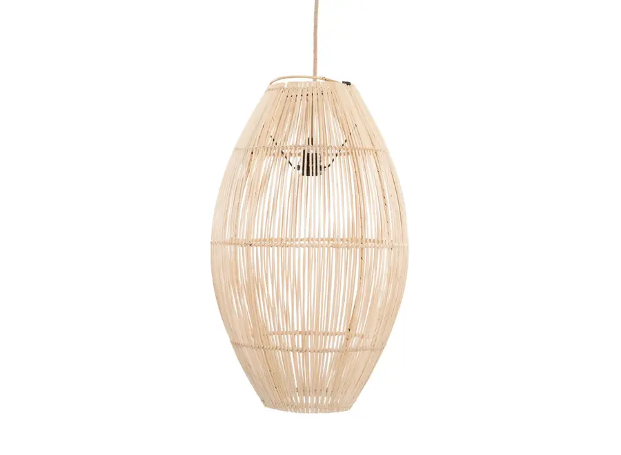 Trujillo Rattan Pendelleuchte - Zylinderlampe