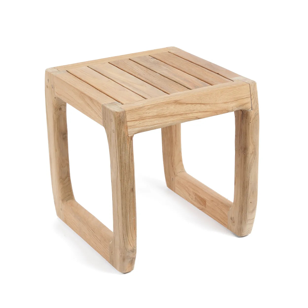 Symi Teak Hocker - Hocker aus wiederverwertetem Teakholz