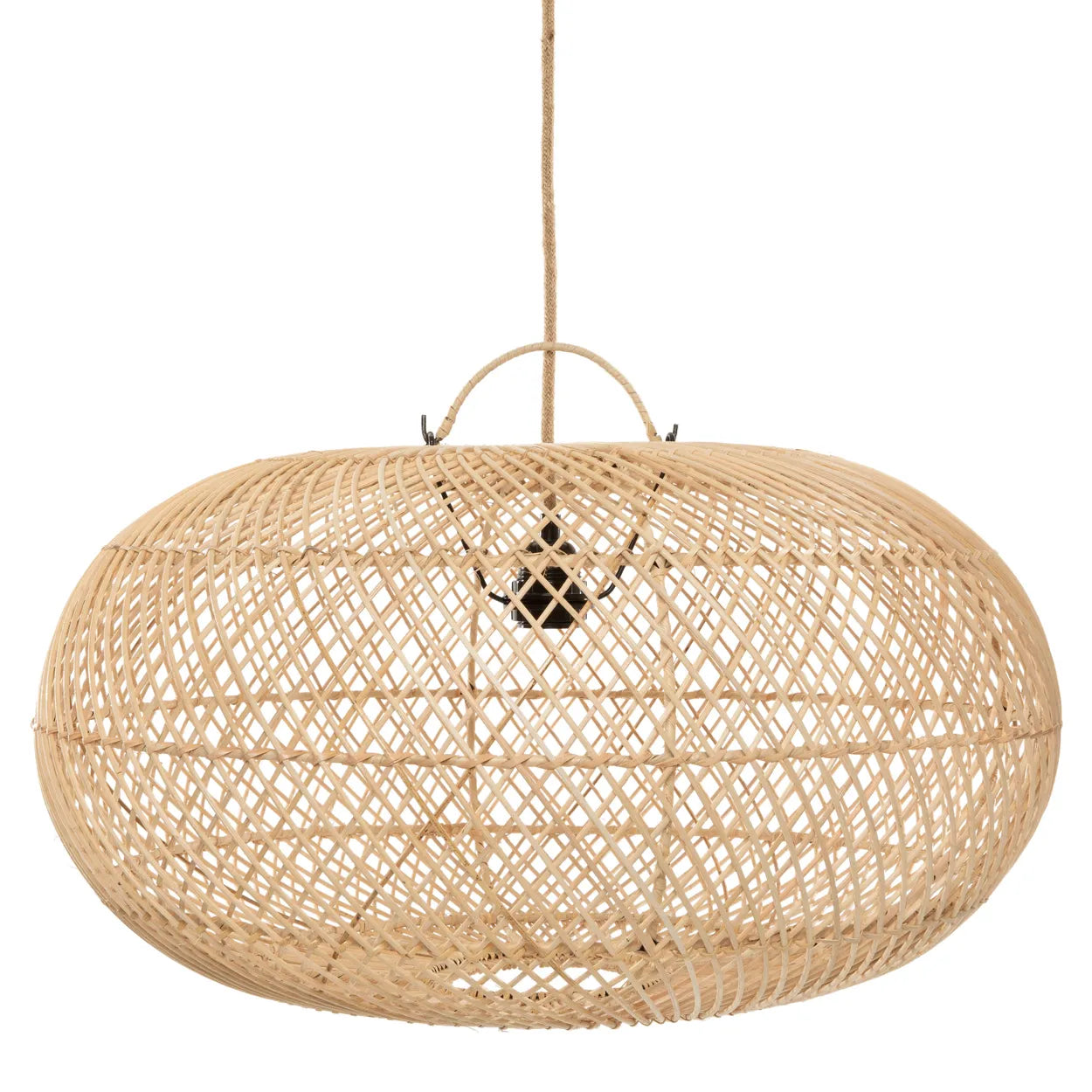 Aranjuez Rattan Radiance Pendelleuchte - Rattan Kugelleuchte