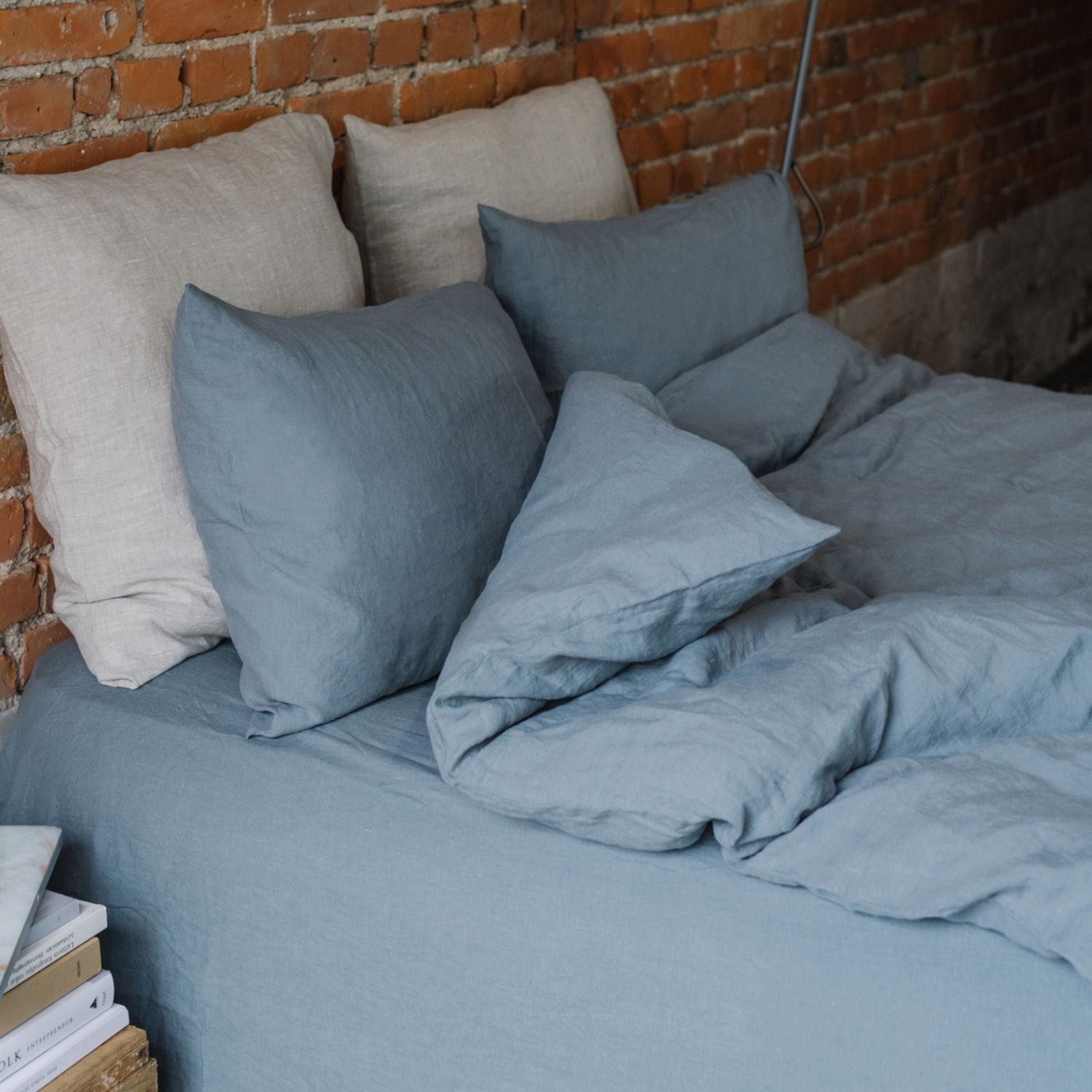 Mostoles Meadow Linen Dream - Atmungsaktives Spannbettlaken aus luxuriösem Leinen