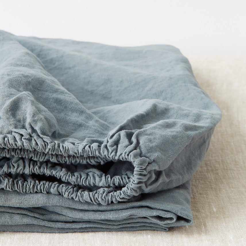 Mostoles Meadow Linen Dream - Atmungsaktives Spannbettlaken aus luxuriösem Leinen