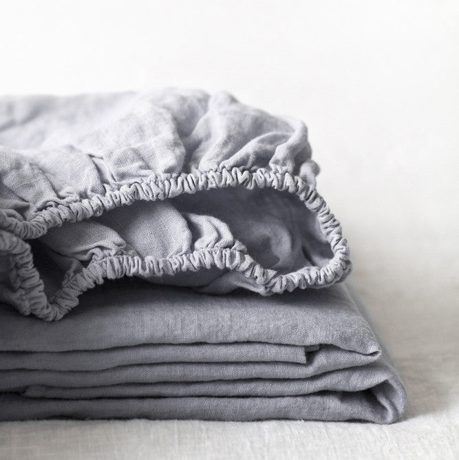 Jumilla Breeze Linen Luxe - Spannbettlaken aus steingewaschenem Leinen