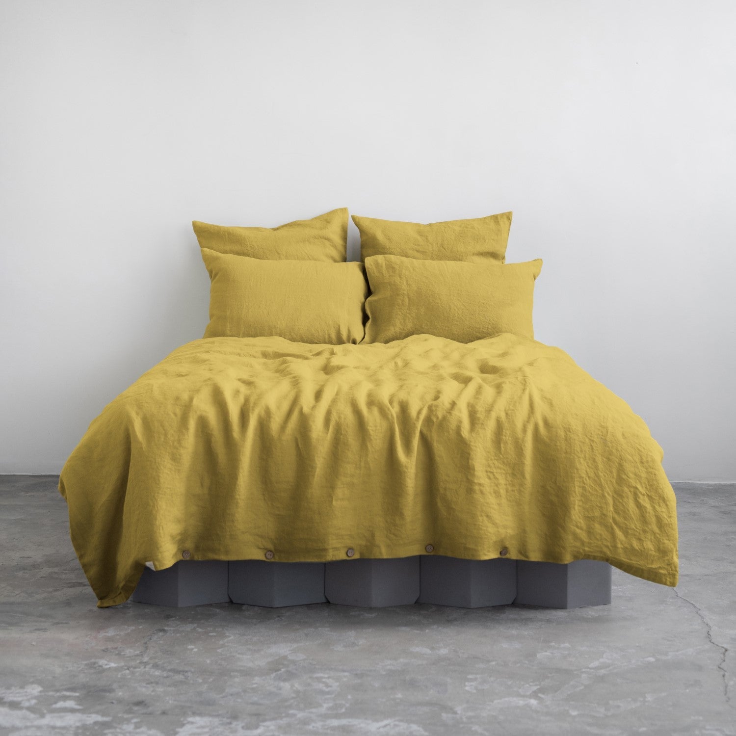 Cadaques Dreams Leinen-Ensemble – Ethisches Luxus-Bettwäscheset