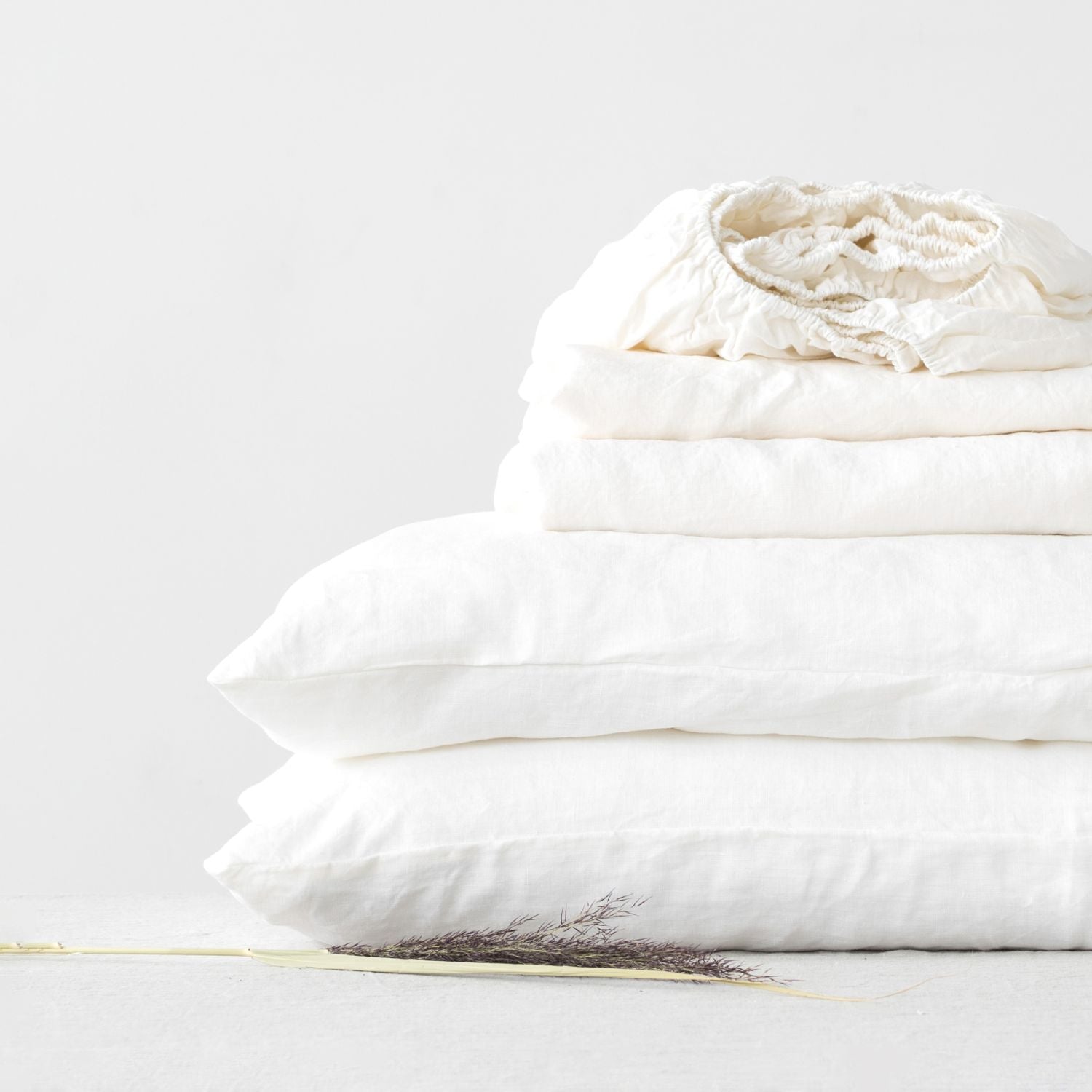 Leioa Linen Luxe Schlafset – Hypoallergene Bettwäschekollektion aus Leinen